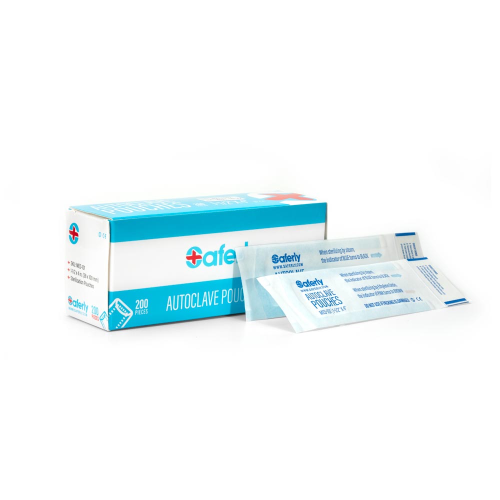 Pick Your Size of 200 Saferly Sterilization Autoclave Pouches