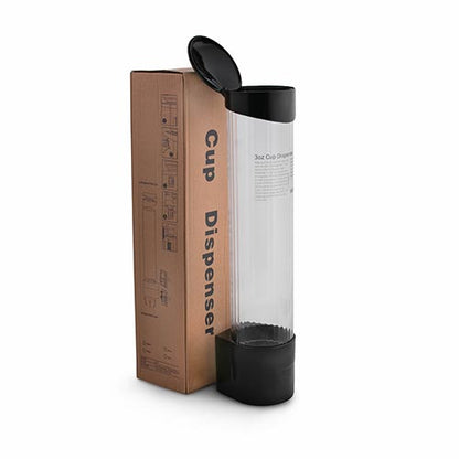 3oz Cup Dispenser Wall Mount - Black (Thumbnail)