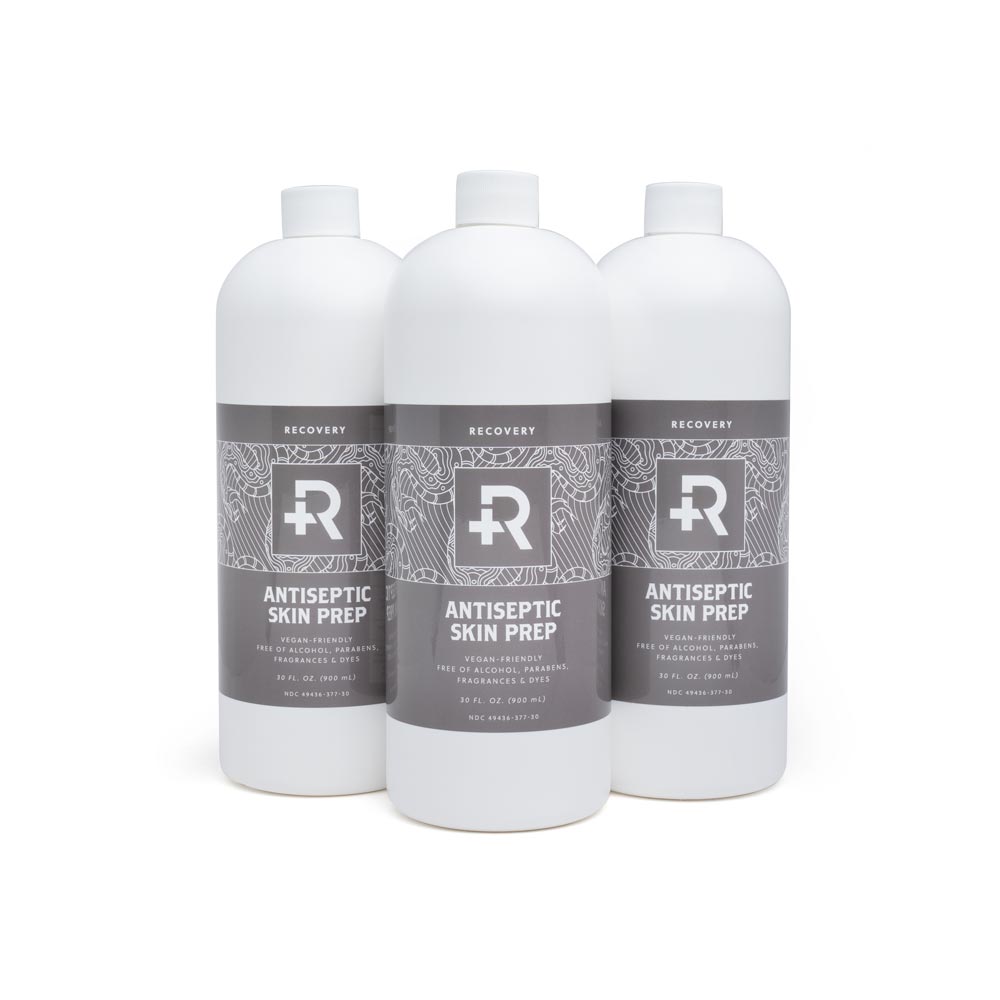 Recovery Antiseptic Skin Prep – Trio of 30oz Bottles