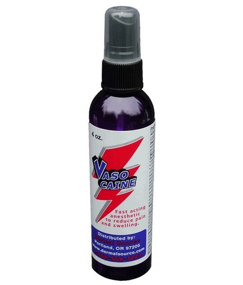 Vasocaine Topical Anesthetic Spray – 4oz Bottle