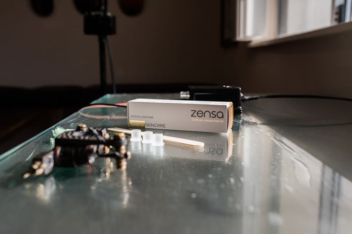 Zensa Topical Anesthetic — 30g Tube (on table)