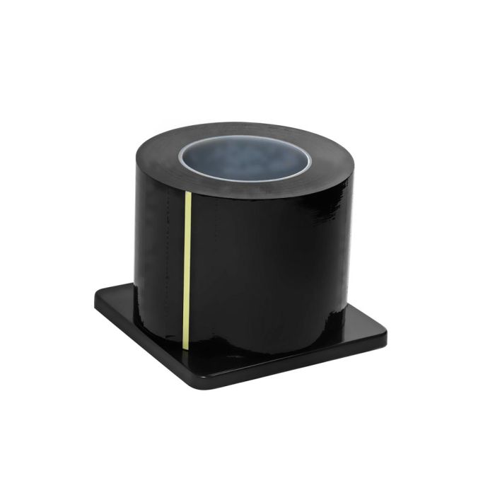Saferly Black Barrier Film + Dispenser Box — 4” x 6” Sheets — Price Per Roll - Ultimate Beauty