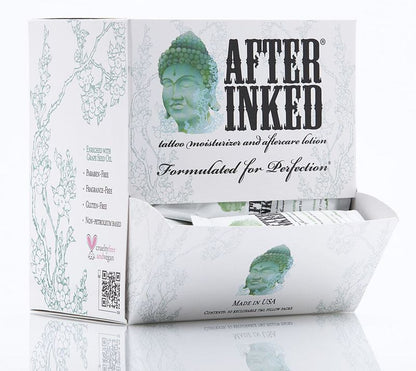 After Inked Tattoo Moisturizer and Lotion — Tattoo Aftercare — 7ml Pillow Packs - Ultimate Beauty