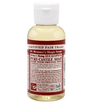 Dr. Bronner’s Magic Soaps Eucalyptus Pure-Castile Soap – 2oz. Bottle