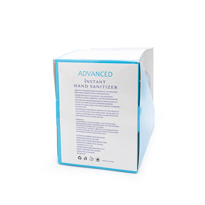 Advanced Instant Hand Sanitizer — 3.3oz Bottle (case back)