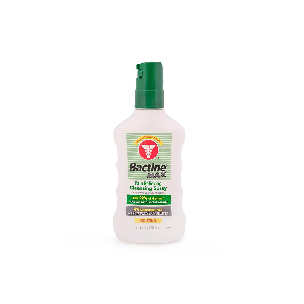 Bactine Max 5oz Spray Bottle — Front View