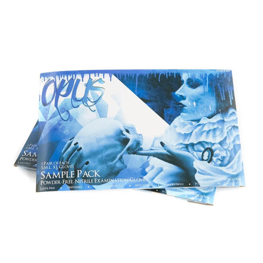 Opus Tattoo Gloves - Blue Nitrile Gloves - Price Per Box