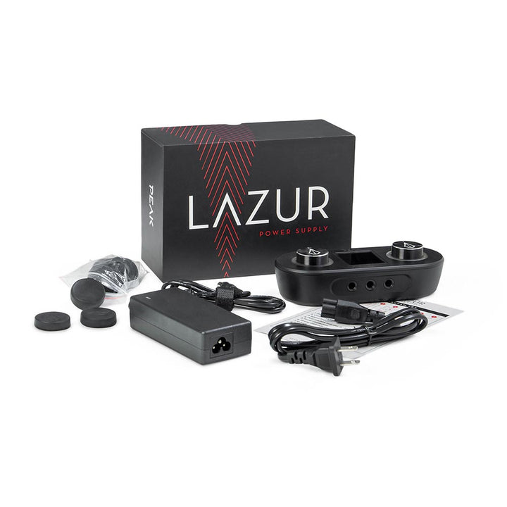 Peak Lazur Tattoo Power Supply (box contents)