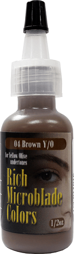 Rich Microblade Colors — 1/2oz Bottle — Permanent Makeup Pigment — Pick Your Color - Ultimate Beauty