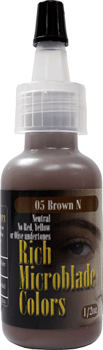 Rich Microblade Colors — 1/2oz Bottle — Permanent Makeup Pigment — Pick Your Color - Ultimate Beauty