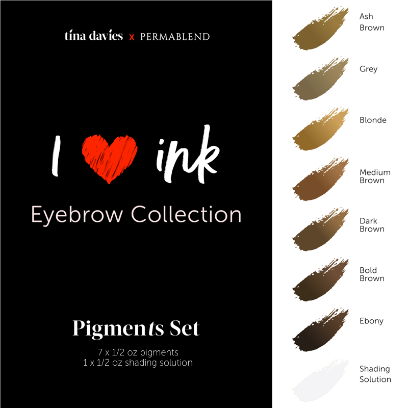 Tina Davies 'I ❤ Ink' - Eyebrow Collection - Ultimate Beauty