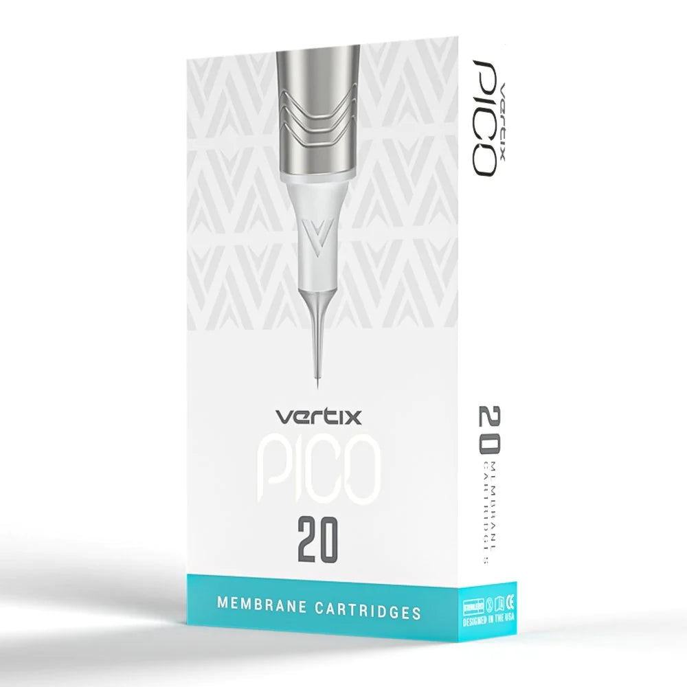 Vertix Pico PMU Membrane Cartridge Needles — Liners — Box of 20 - Ultimate Beauty